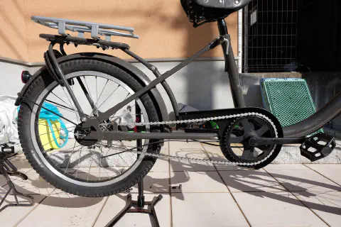 チェーンカバー外した