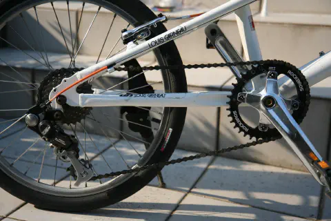 セラミックプーリーに交換後のドライブトレイン