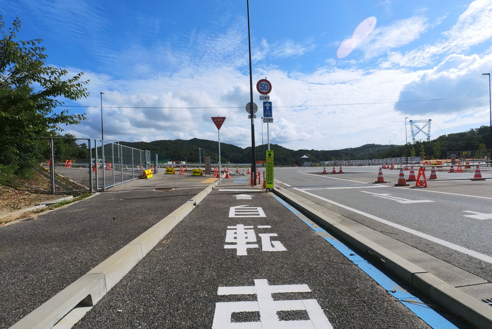 丁字路の突き当たり