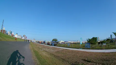 淀川河川公園のバーベキュー場