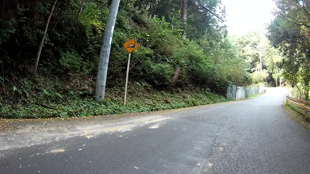最初から激坂がお出迎え