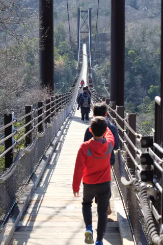 星のブランコを渡る