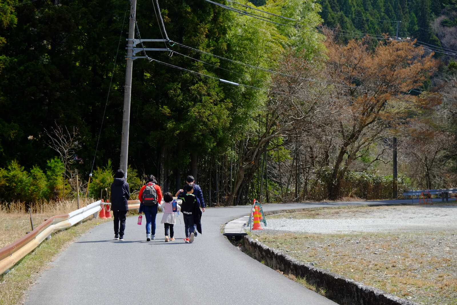 車道歩き